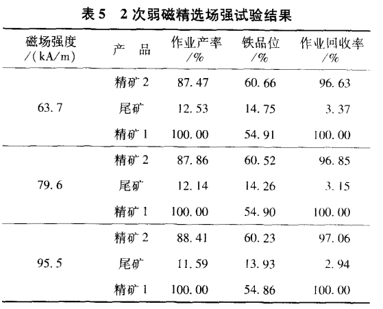 2次弱磁精选场强试验结果